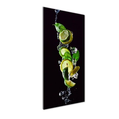 Tableau acrylique Citron vert et citron