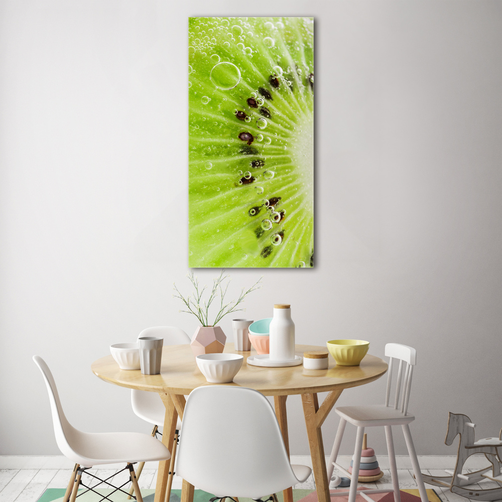 Tableau sur verre acrylique Kiwi