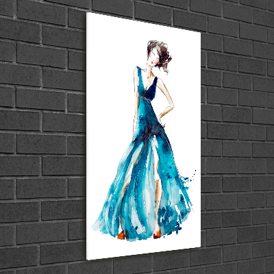 Tableau sur verre acrylique Illustration de mode