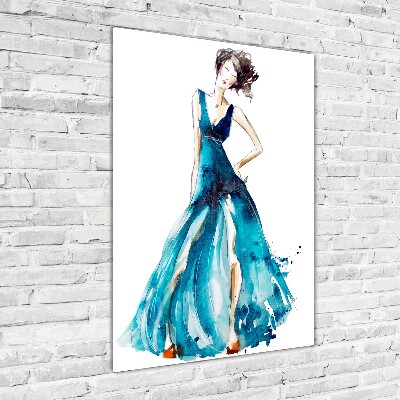 Tableau sur verre acrylique Illustration de mode