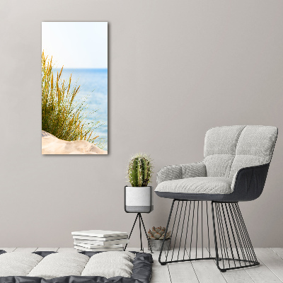 Acrylique tableau Dunes en bord de mer