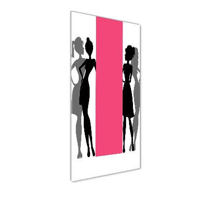 Tableau verre acrylique Silhouettes de femmes