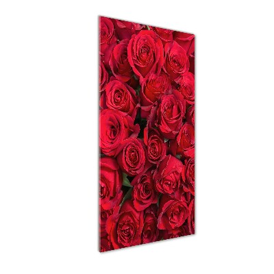 Acrylique tableau Roses rouges