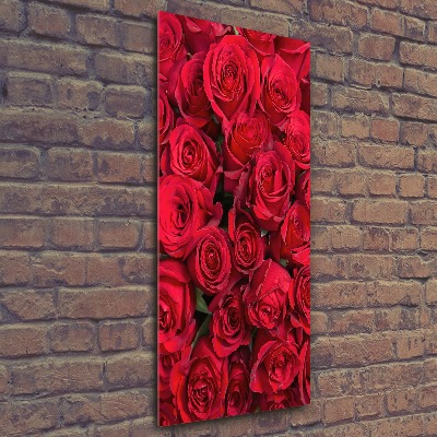 Acrylique tableau Roses rouges