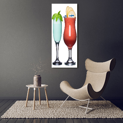 Tableau en acrylique Cocktails colorés