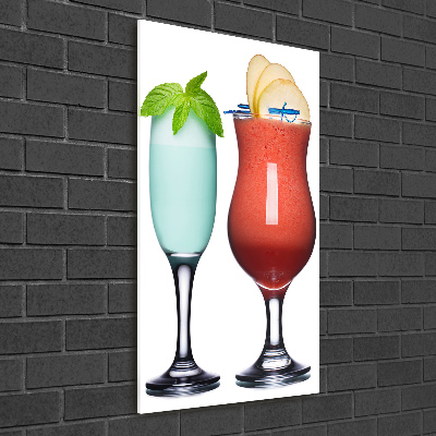 Tableau en acrylique Cocktails colorés