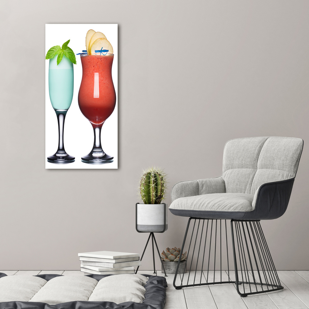 Tableau en acrylique Cocktails colorés