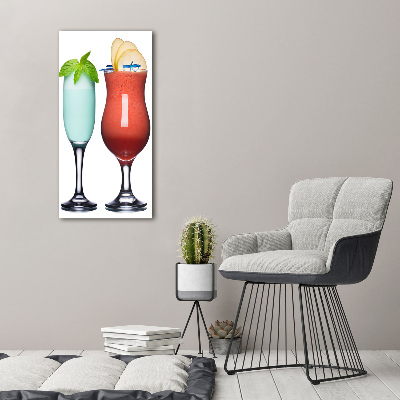 Tableau en acrylique Cocktails colorés