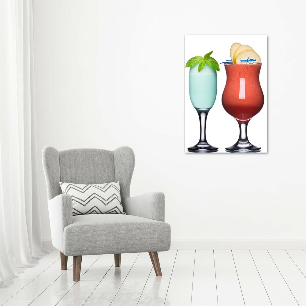 Tableau en acrylique Cocktails colorés