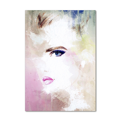 Acrylique tableau Femme abstraite