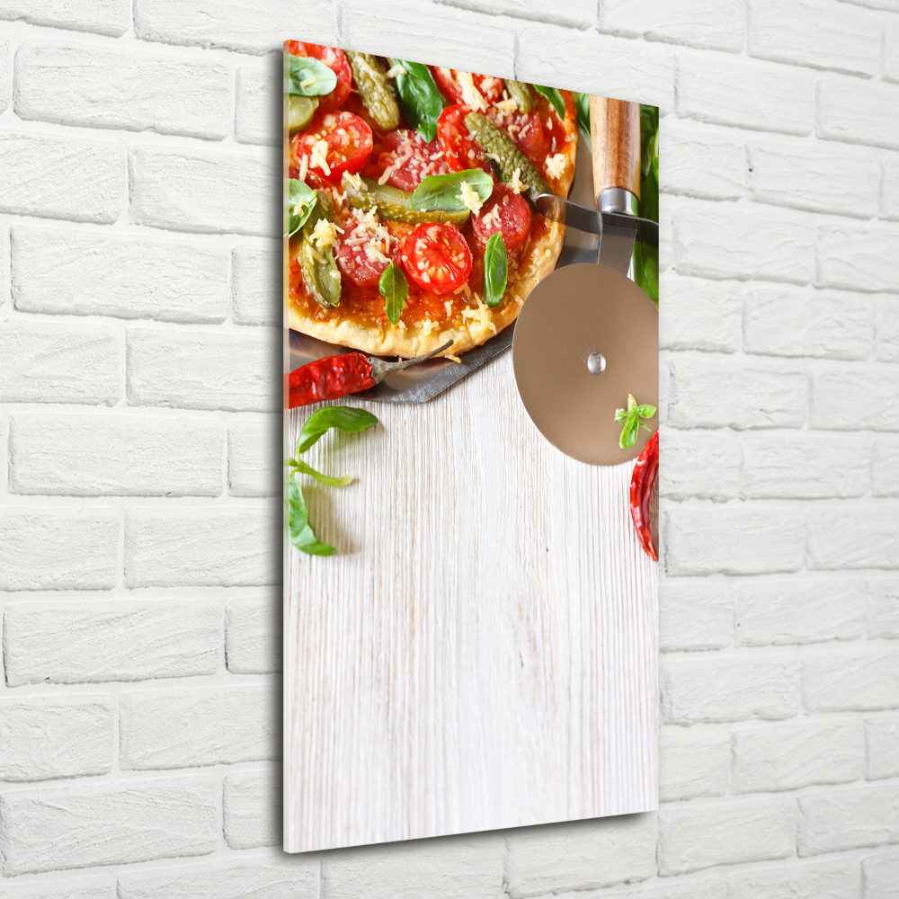 Tableau acrylique Pizza