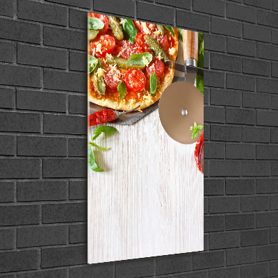 Tableau acrylique Pizza