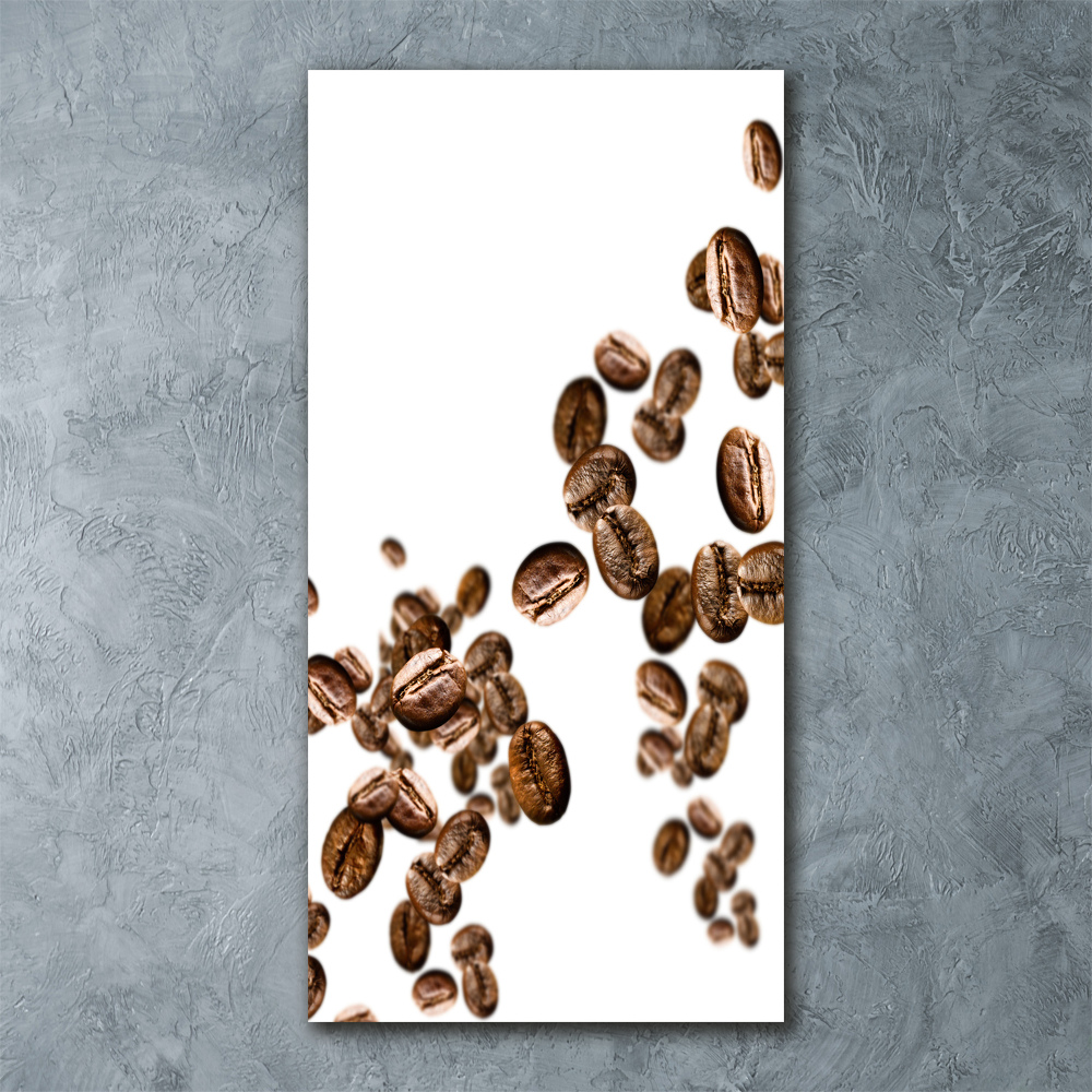 Tableau sur verre acrylique Grains de café