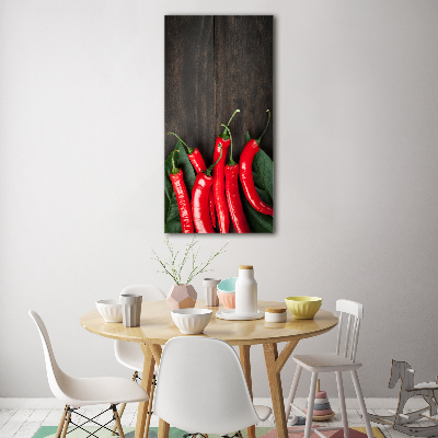 Tableau en acrylique Piments