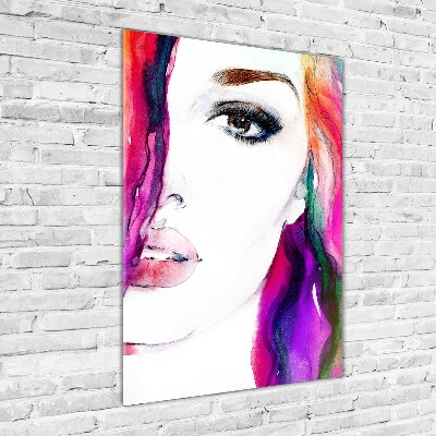 Acrylique tableau Abstraction d'une femme