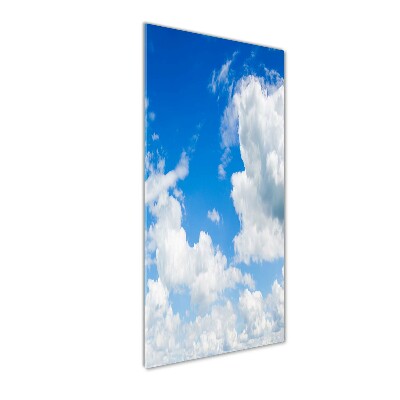 Tableau verre acrylique Nuages dans le ciel vent