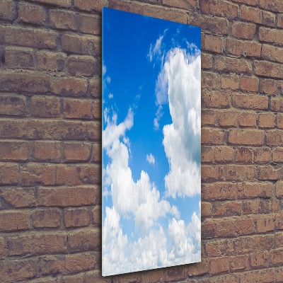 Tableau verre acrylique Nuages dans le ciel vent