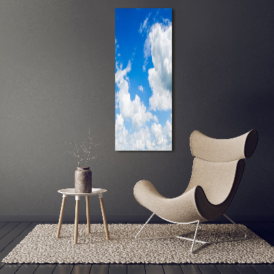 Tableau verre acrylique Nuages dans le ciel vent