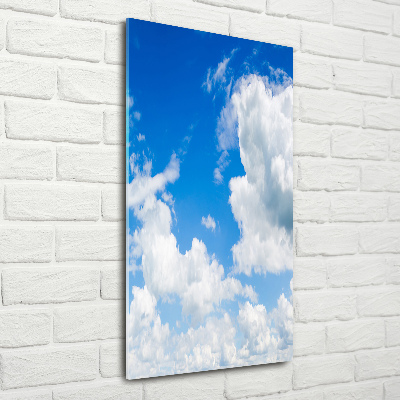 Tableau verre acrylique Nuages dans le ciel vent