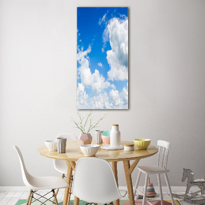 Tableau verre acrylique Nuages dans le ciel vent