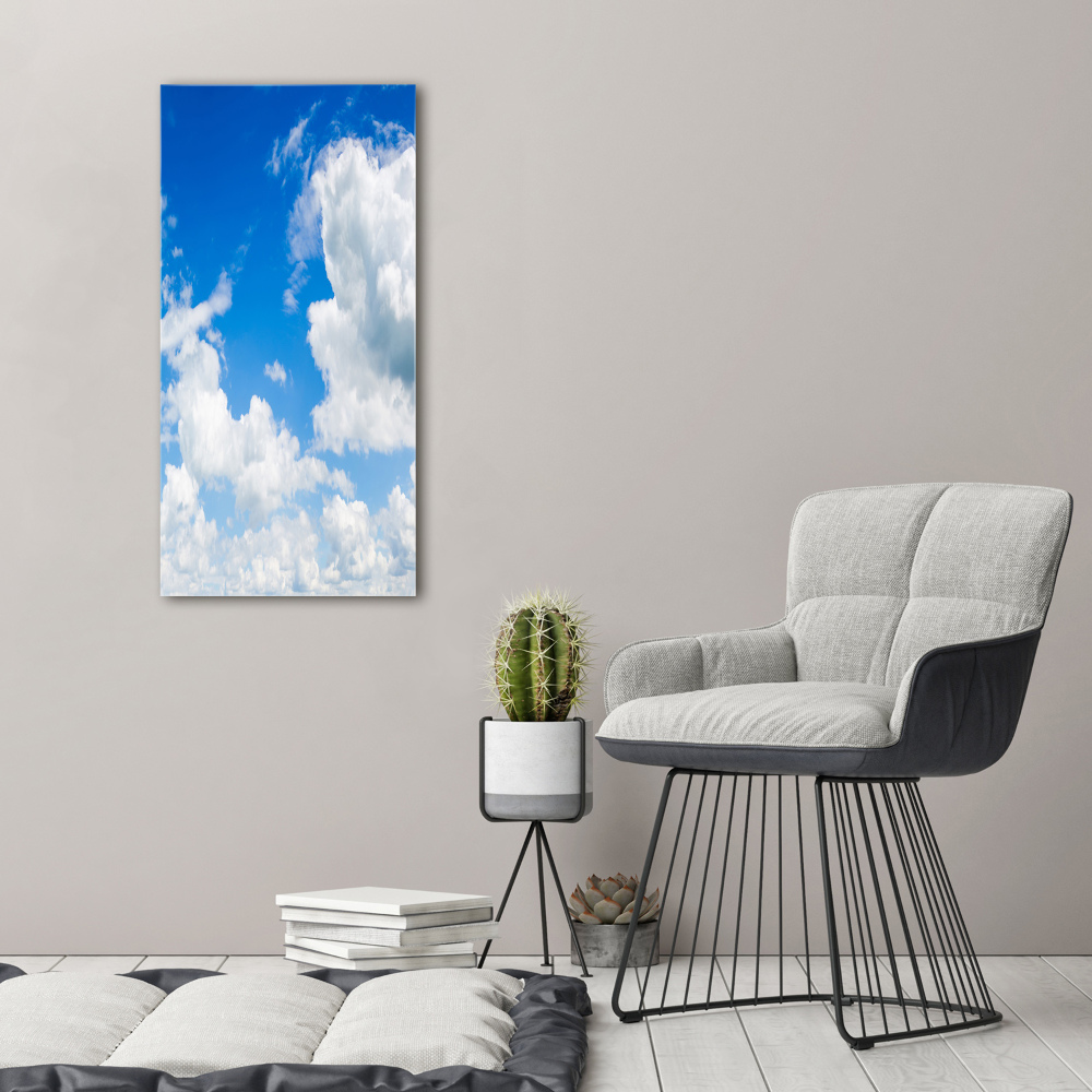 Tableau verre acrylique Nuages dans le ciel vent