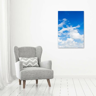 Tableau verre acrylique Nuages dans le ciel vent