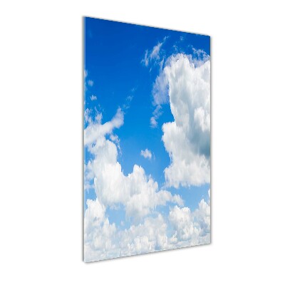 Tableau verre acrylique Nuages dans le ciel vent