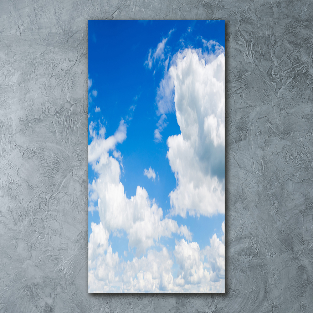 Tableau verre acrylique Nuages dans le ciel vent