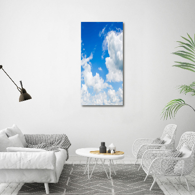 Tableau verre acrylique Nuages dans le ciel vent