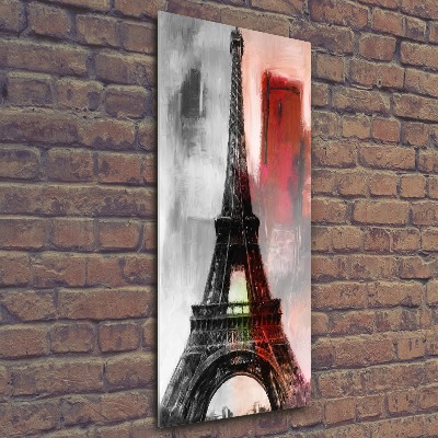 Tableau sur verre acrylique Tour Eiffel symbole de Paris