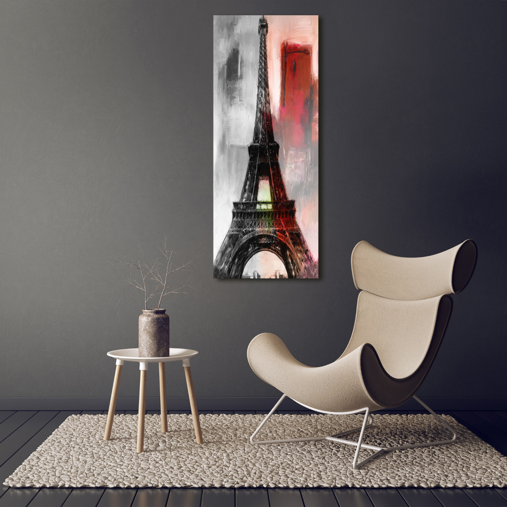 Tableau sur verre acrylique Tour Eiffel symbole de Paris