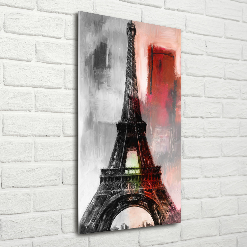 Tableau sur verre acrylique Tour Eiffel symbole de Paris