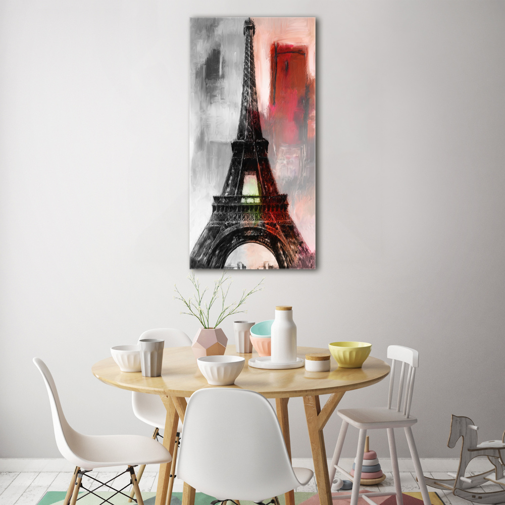 Tableau sur verre acrylique Tour Eiffel symbole de Paris