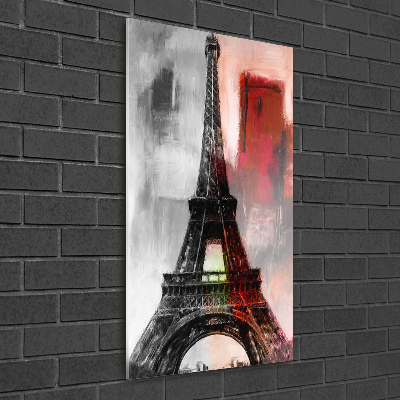 Tableau sur verre acrylique Tour Eiffel symbole de Paris