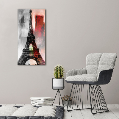 Tableau sur verre acrylique Tour Eiffel symbole de Paris