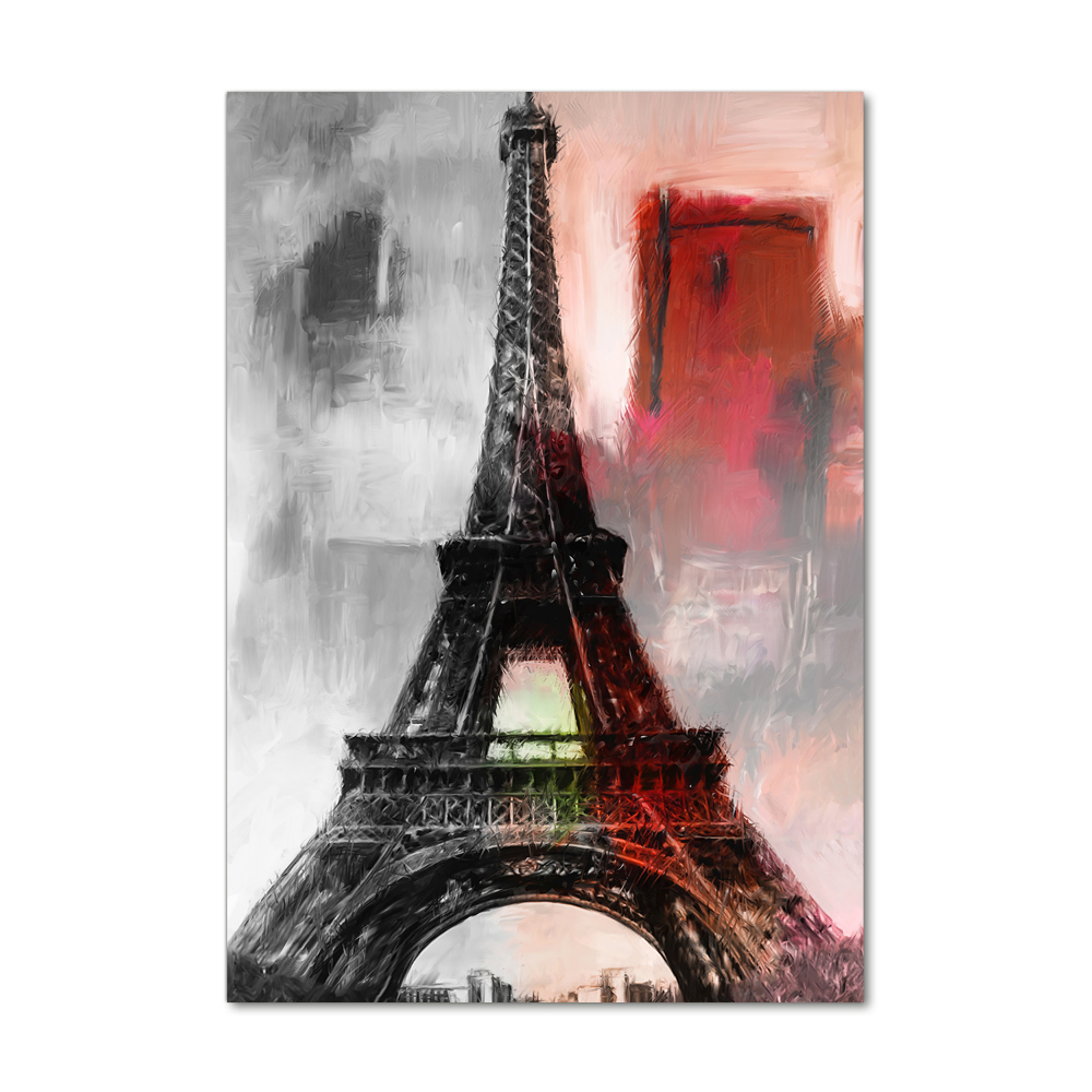 Tableau sur verre acrylique Tour Eiffel symbole de Paris