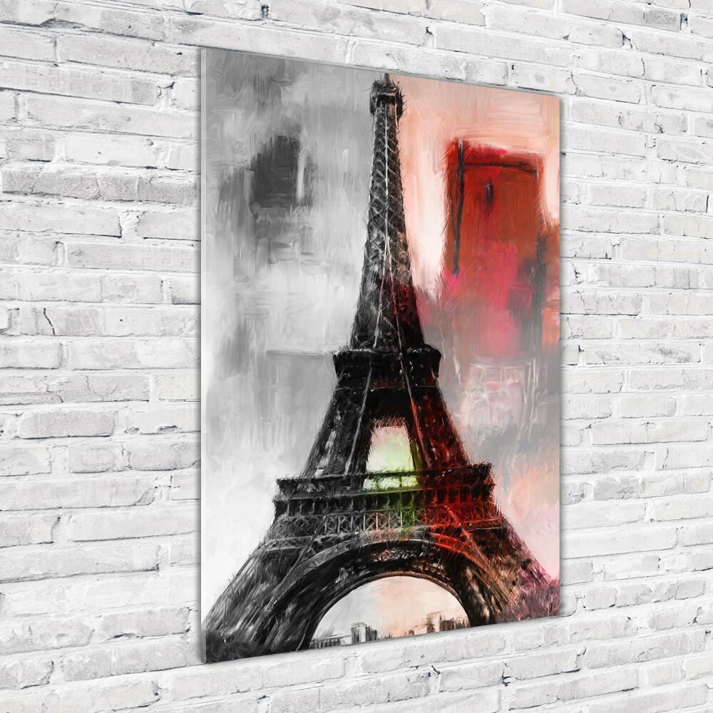 Tableau sur verre acrylique Tour Eiffel symbole de Paris