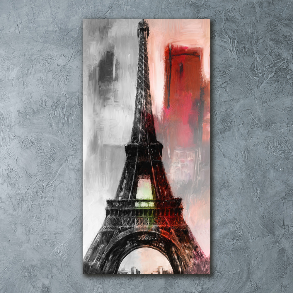 Tableau sur verre acrylique Tour Eiffel symbole de Paris