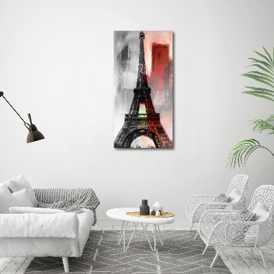 Tableau sur verre acrylique Tour Eiffel symbole de Paris