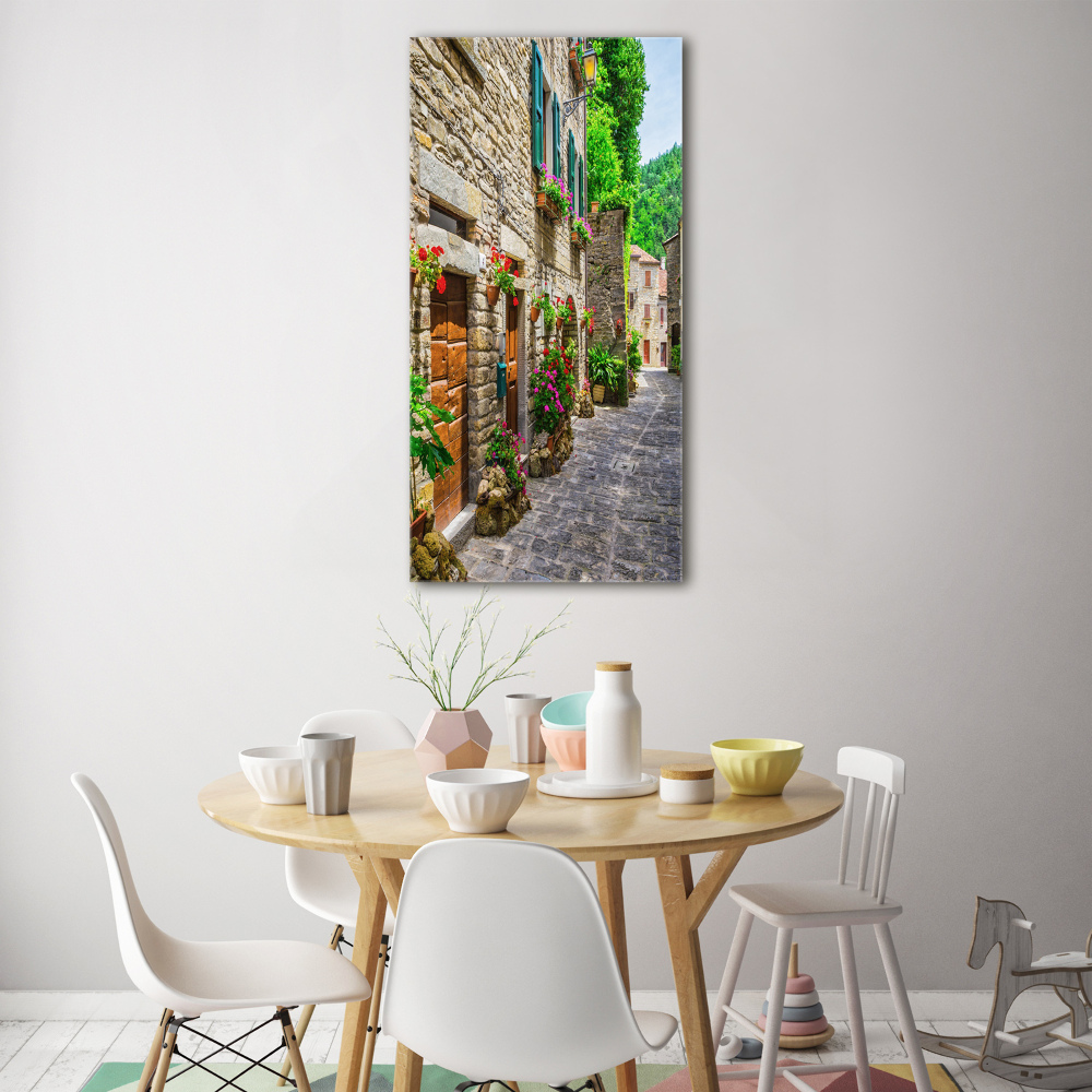 Tableau en acrylique Une rue charmante