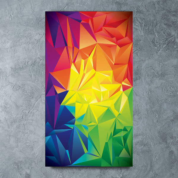 Tableau verre acrylique La composition abstraite