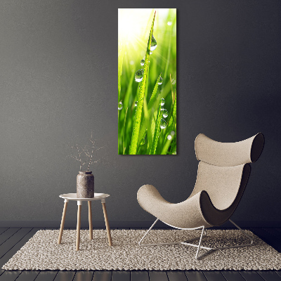 Tableau acrylique Tiges d'herbe