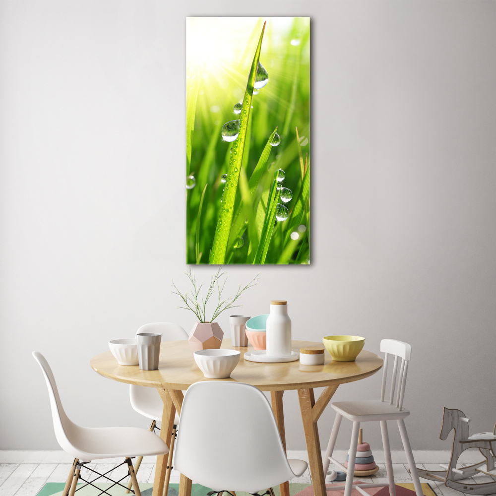 Tableau acrylique Tiges d'herbe