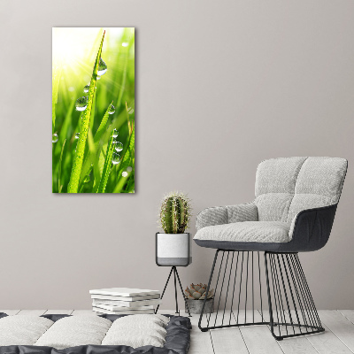 Tableau acrylique Tiges d'herbe