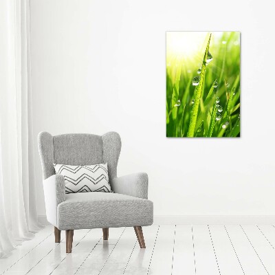 Tableau acrylique Tiges d'herbe