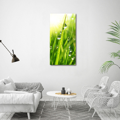 Tableau acrylique Tiges d'herbe