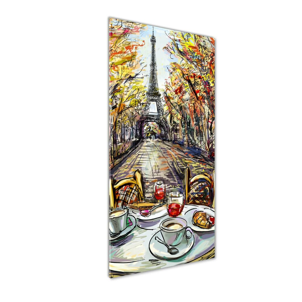 Tableau acrylique Petit déjeuner à Paris