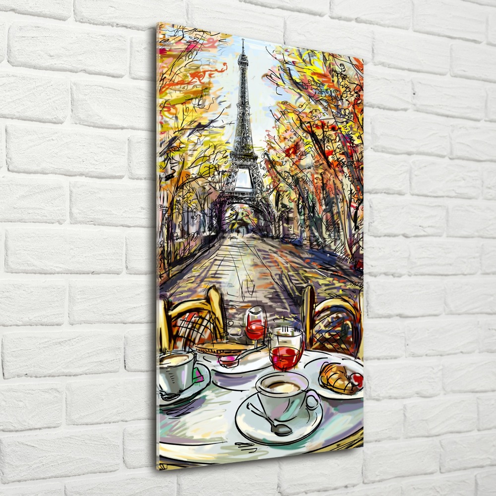 Tableau acrylique Petit déjeuner à Paris