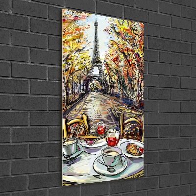 Tableau acrylique Petit déjeuner à Paris