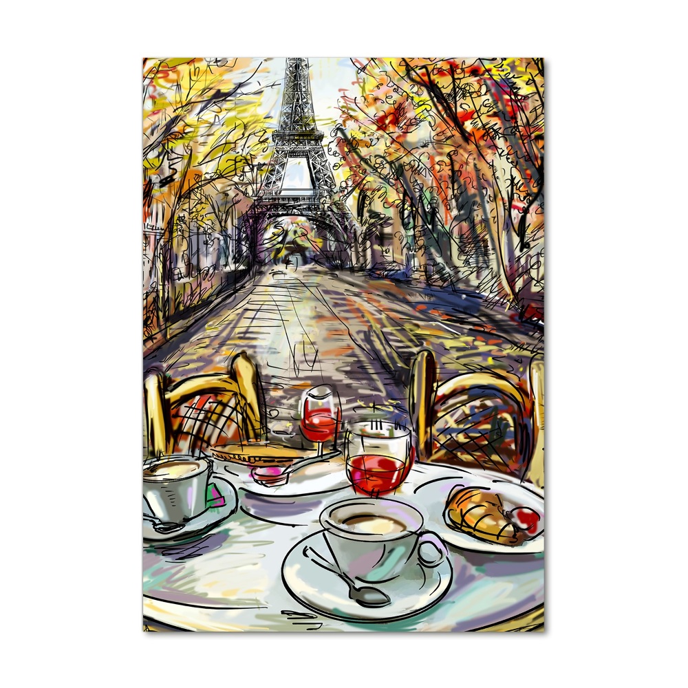 Tableau acrylique Petit déjeuner à Paris